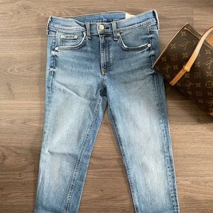 Rag&bone cropped skinny jeans 27